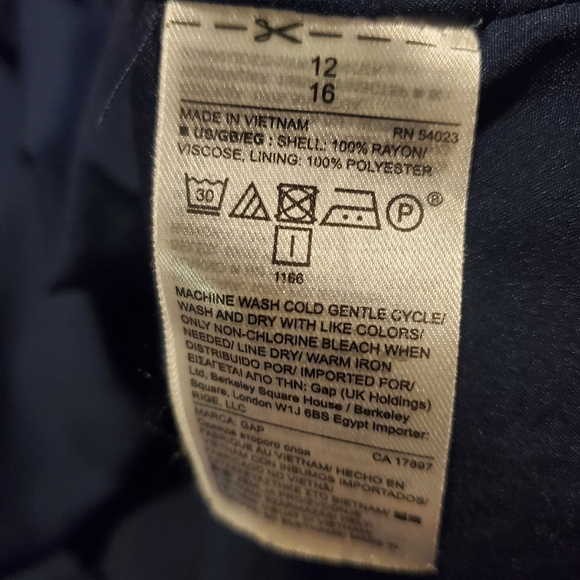 GAP Clover Print Dress Size 12, Business, Classic - Picture 14 of 15